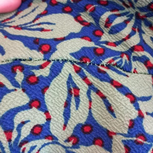 LuLaRoe Nicole Dress - Tropical Green Flowers, Size XL - Picture 5 of 6